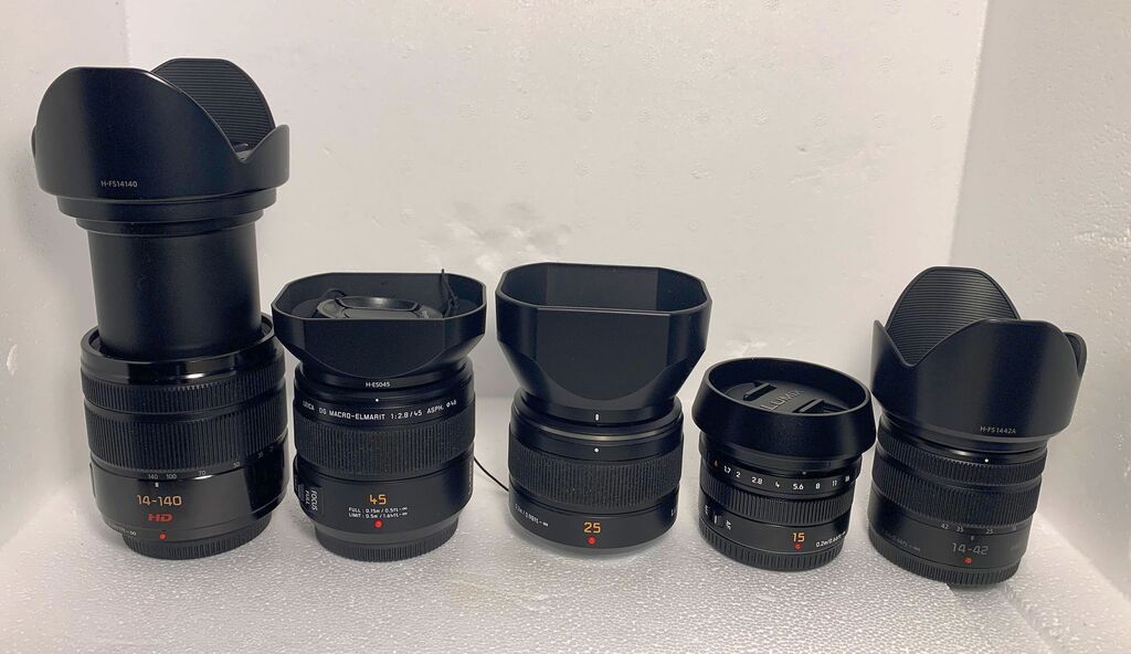 5350802 Panasonic lumix con ottiche