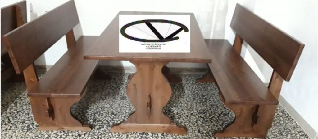 5374096 Panca  con tavolo  per pizzeria,