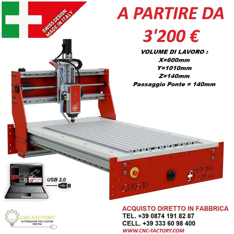 5403364 Pantografo cnc 600x1010x140mm -