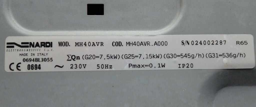 5382910 piano cottura nardi color rame