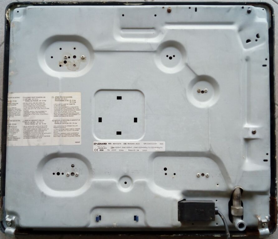 5382911 piano cottura nardi color rame