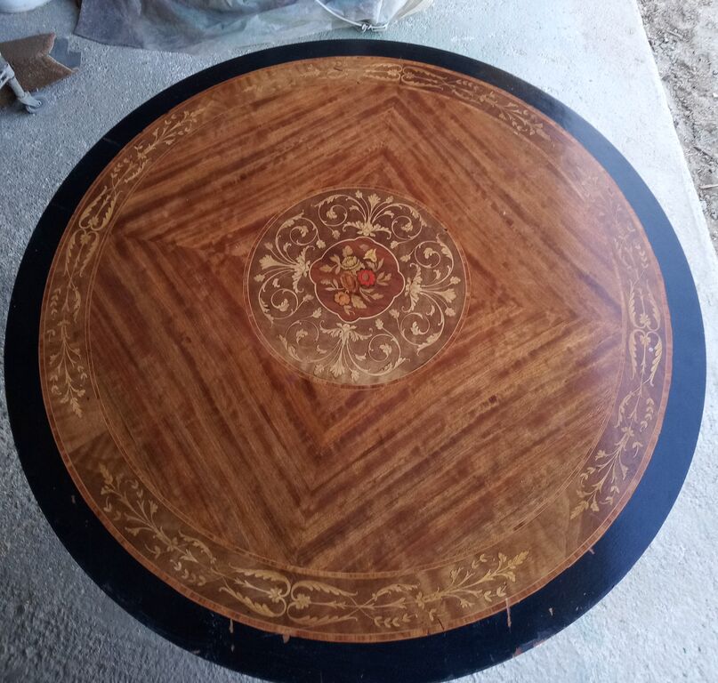 5376374 piano rotondo in legno