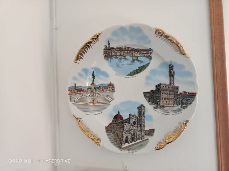 5351577 Piatto souvenir firenze
