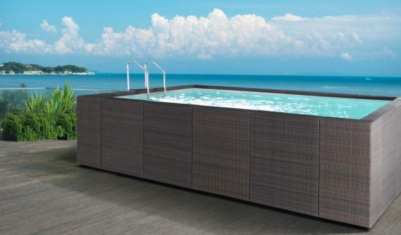 5348312 Piscine laghetto mod rattan