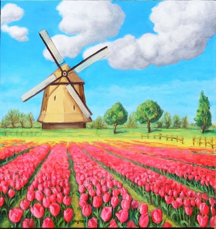 5372248 Pittura ad'olio - ricordo