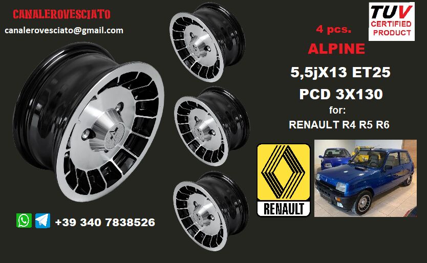 5404877  Pneumatici e Cerchi RENAULT 4