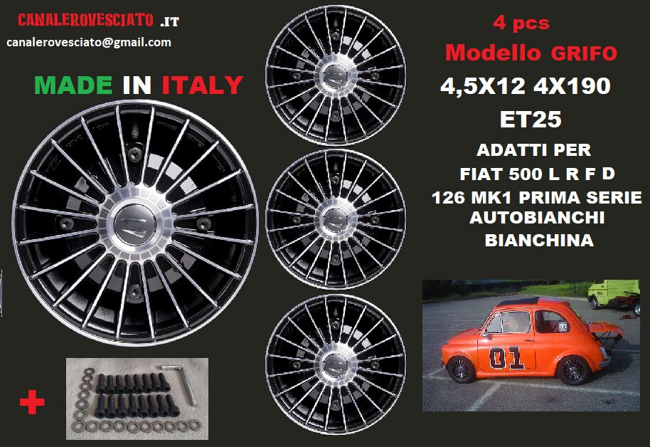 5404887  Pneumatici e Cerchi FIAT 500L