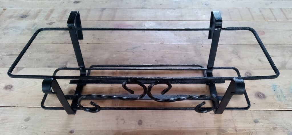 5382904 Porta vasi in ferro battuto