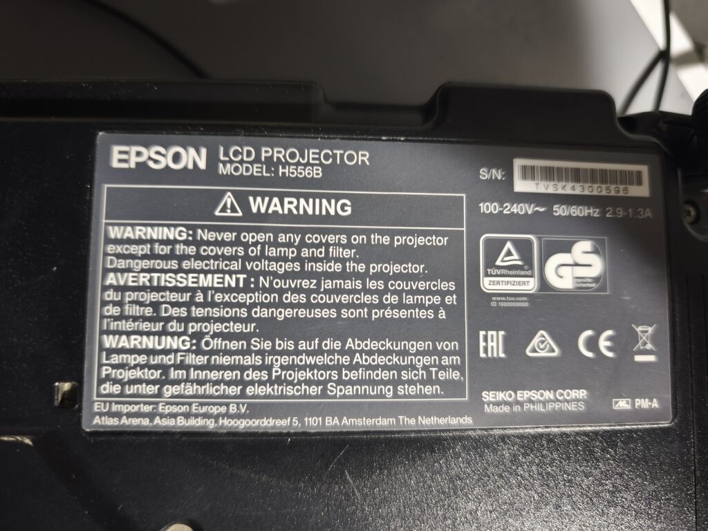 5403356 Proiettore epson h556b