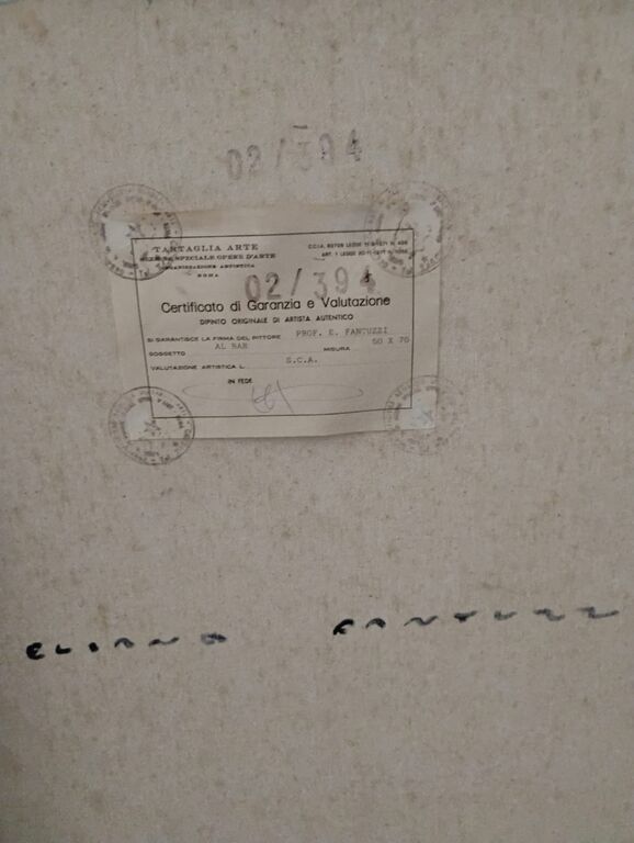 5381662 Quadro dipinto fantuzzi  50x70 