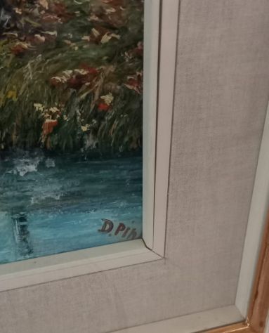 5404062 Quadro firmato delfino pini