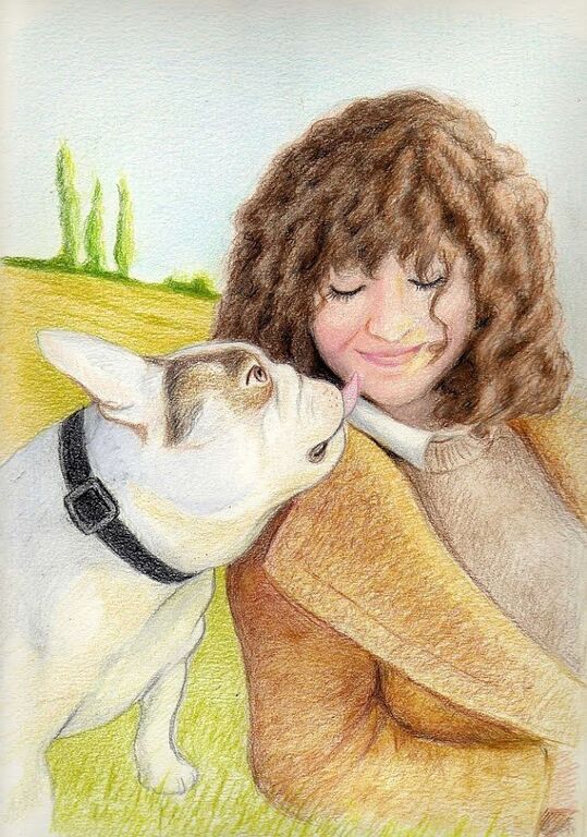 5372246 Ritratti di animali a pastelli
