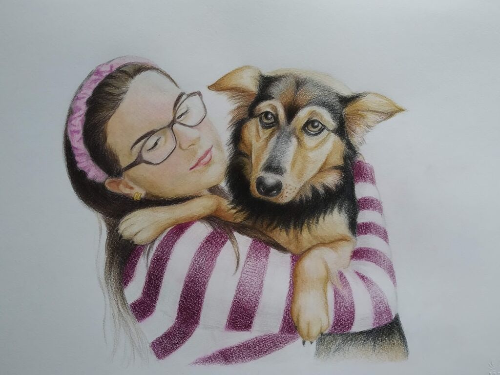 5372247 Ritratti di animali a pastelli
