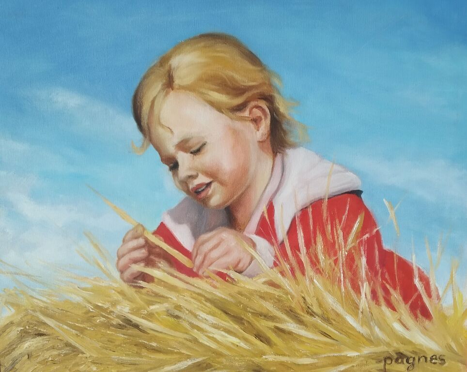 5378301 Ritratti di bambini in olio