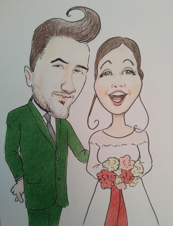 5359185 Ritratti e caricature live ad