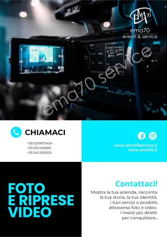 5407628 Servizi fotografici e riprese