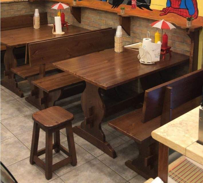 5405849 Set panca con tavoli da pizzeria