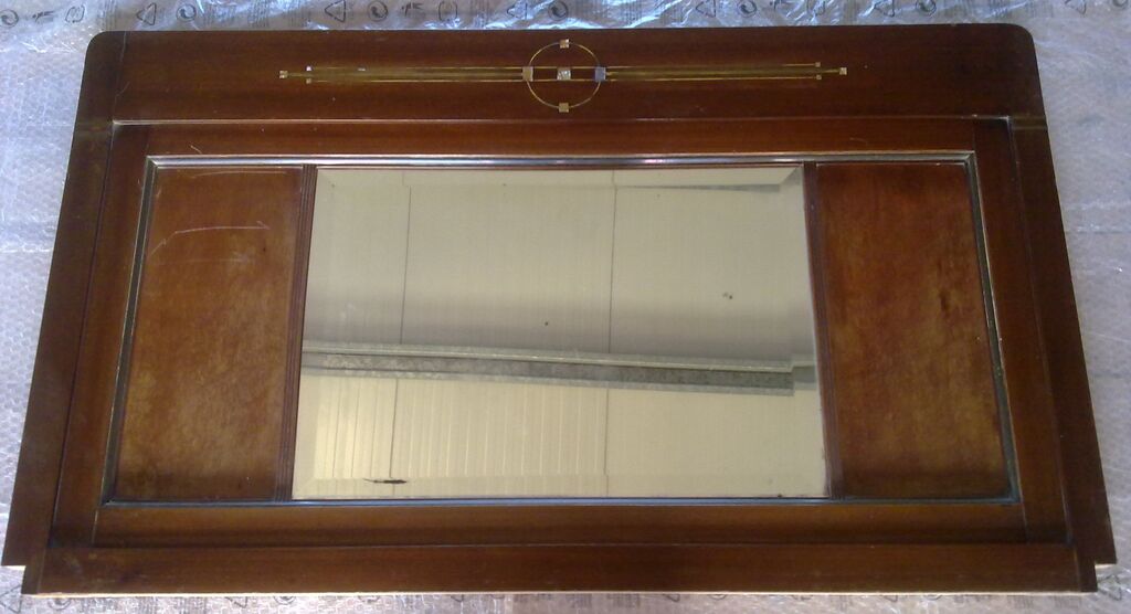 5377029 specchiera antica in legno noce