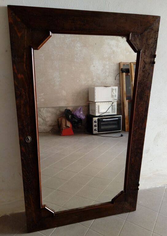 5383168 Specchio antico restaurato