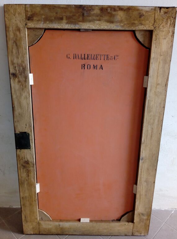 5383170 Specchio antico restaurato