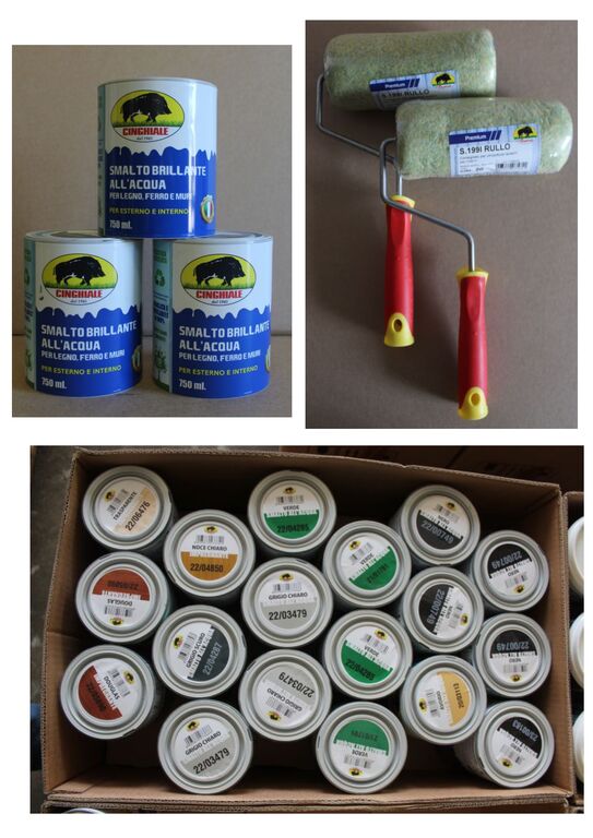 5369331 Stock di vernici e articoli per