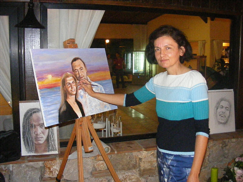 5372223 Street art, arte madonnara, live