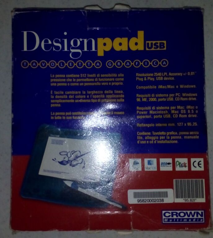 5382920 Tavoletta grafica x pc o atri