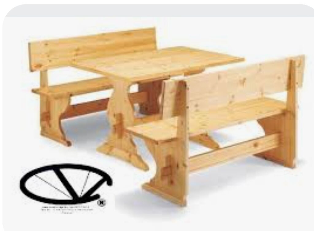 5374089 Tavoli e panche legno per