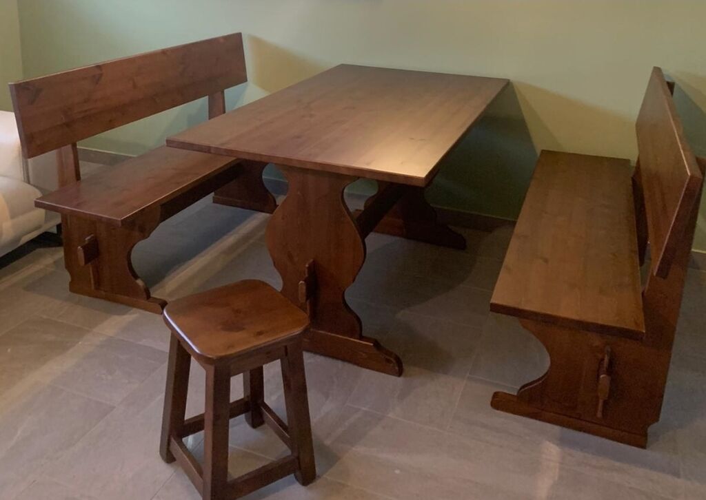 5374092 Tavoli e panche legno per