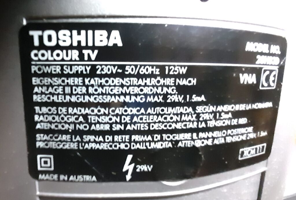 5376082 Televisore vintage catodico