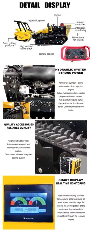 5407223 Trincia 48hp diesel cingolato