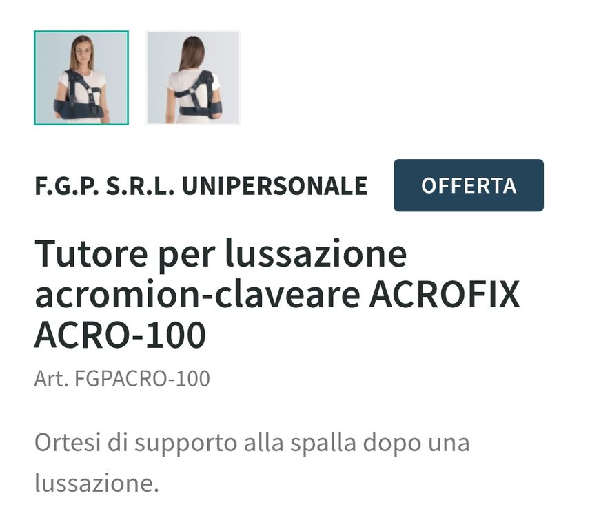 5407475 Tutore lussazione acrofix
