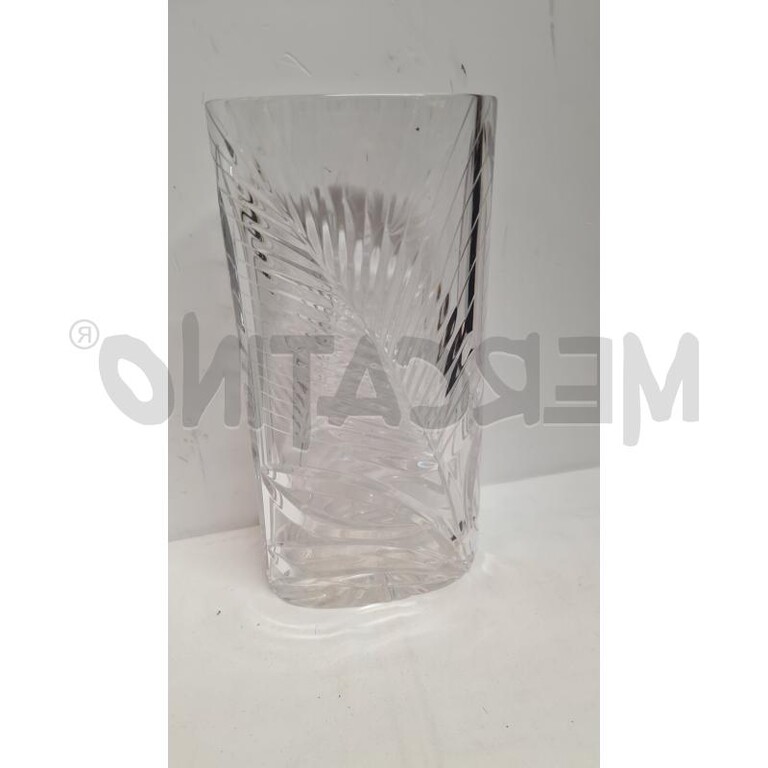 5008126 Vaso cristallo ovale molato