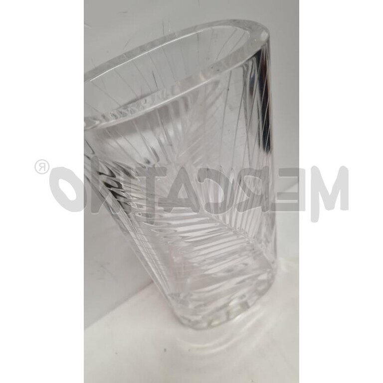 5008127 Vaso cristallo ovale molato