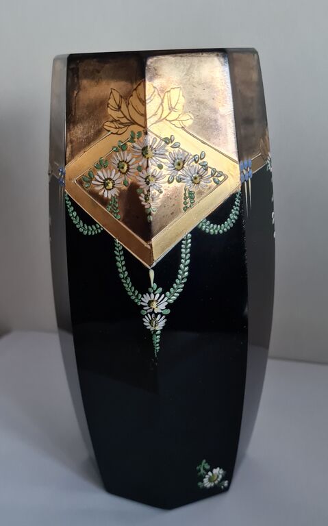 5410863 Vaso in vetro blu cobalto con