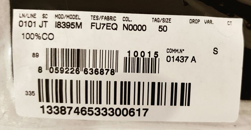 5374829 Vendo 2 t-shirt classica