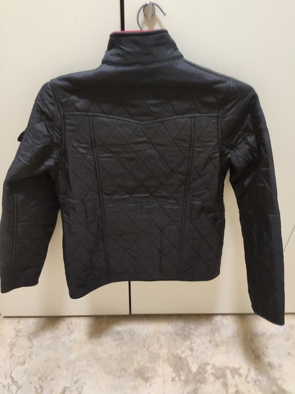 5401117 Vendo barbour nero da ragazzo,
