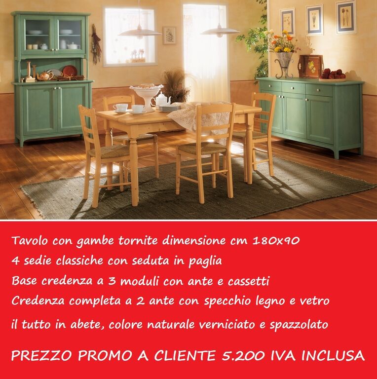 5379717 Zona giorno abete